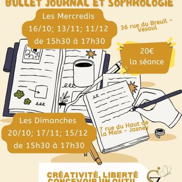 Atelier "Bullet journal & Sophrologie"